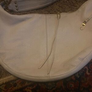 Hobo leather satchel Casual Tan Leather Hobo Bag crème